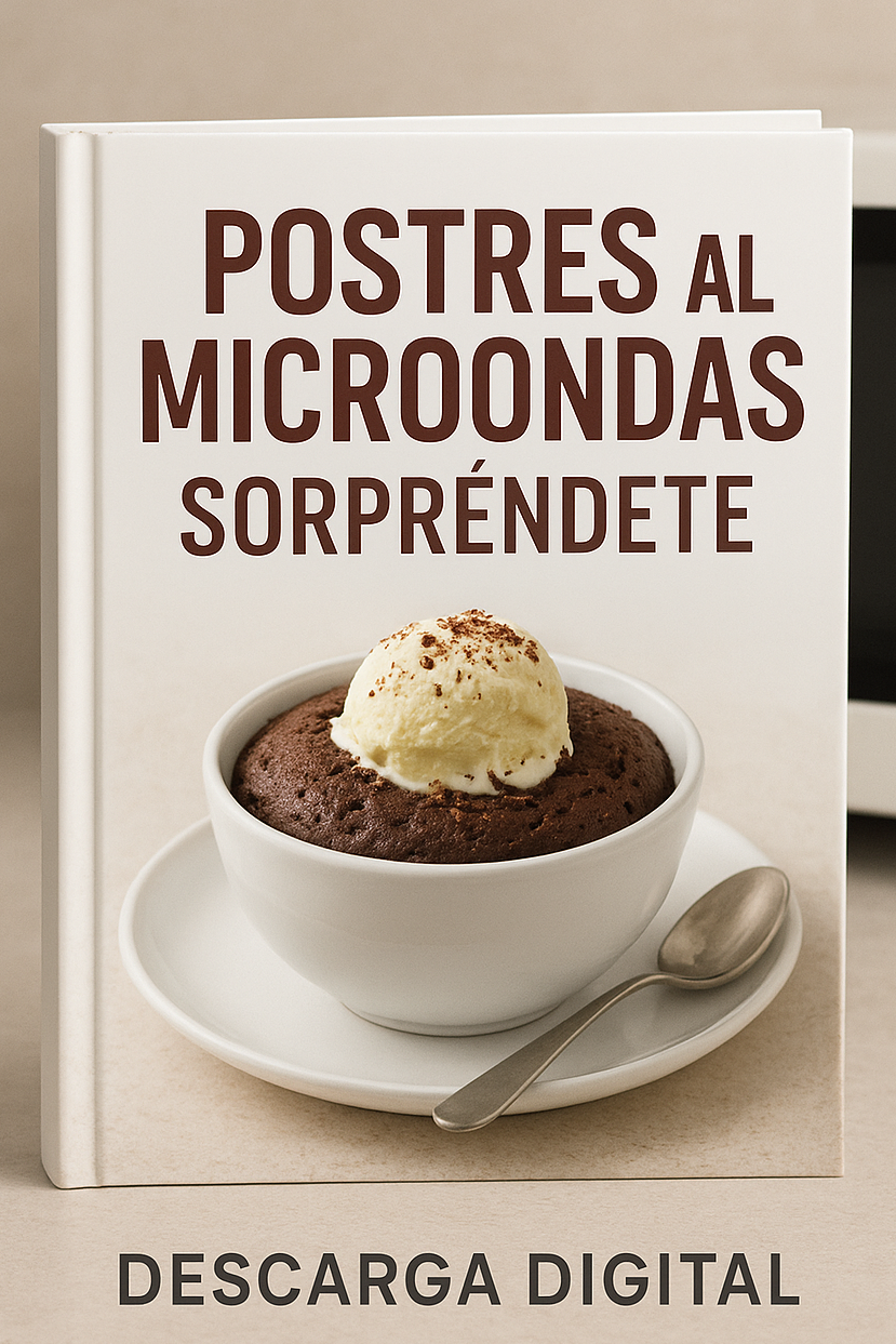 ¡Postres en Minutos! Recetario al Microondas